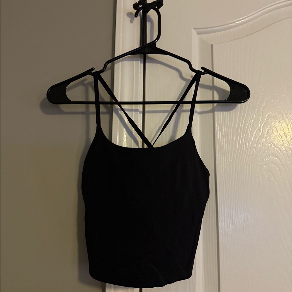 Aerie Black Strappy Tank Top